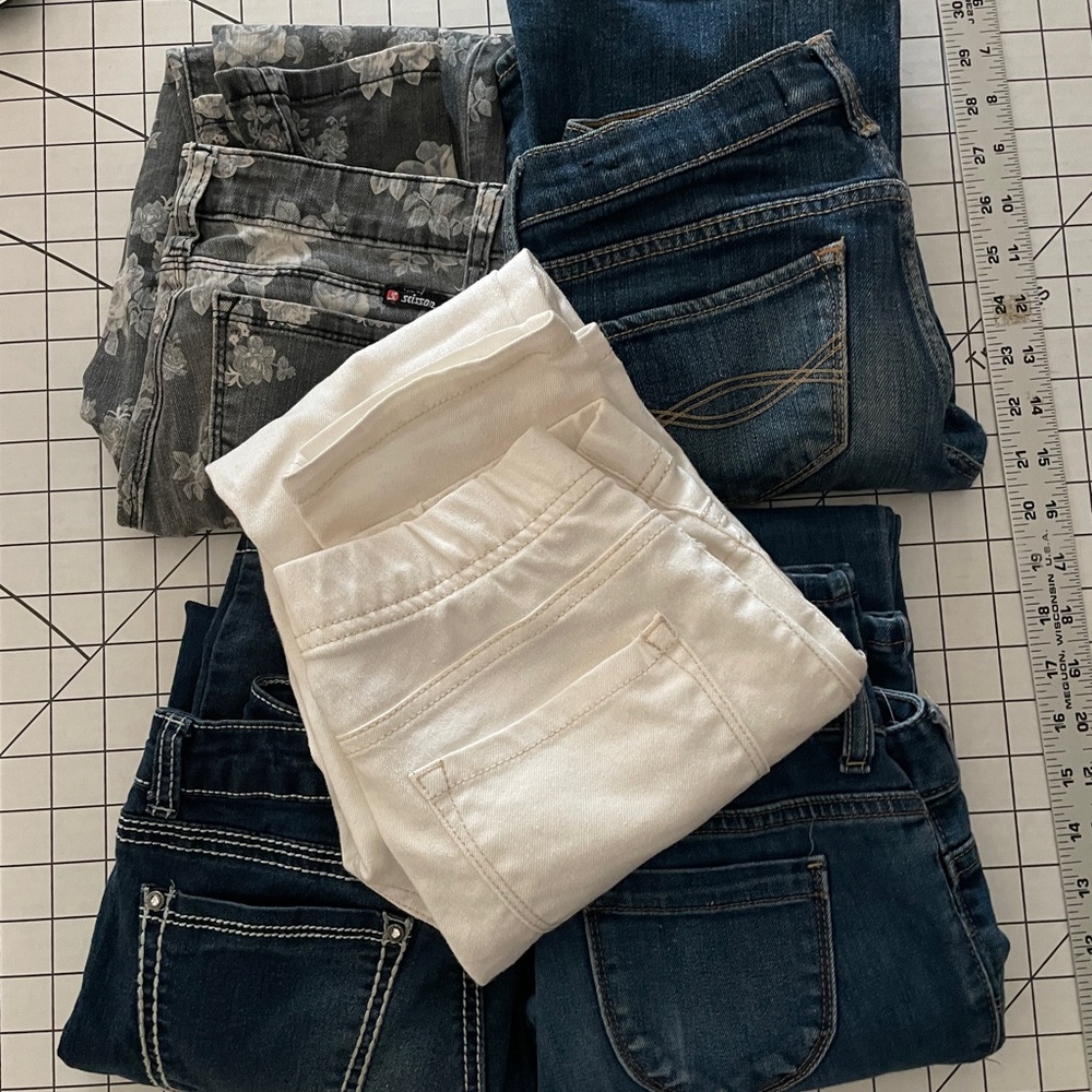 Set of 4 Size 12 kids Jeans